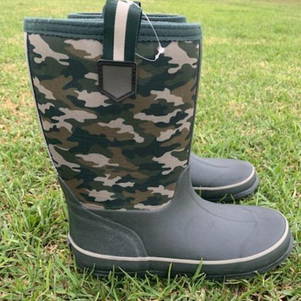 Lands' End Kids Rain Boots Size 7
